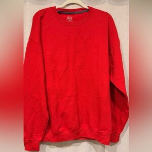 Fruit of the Loom Red Sweatshirt